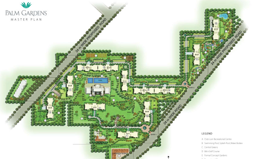 Emaar Palm Gardens Master Plan